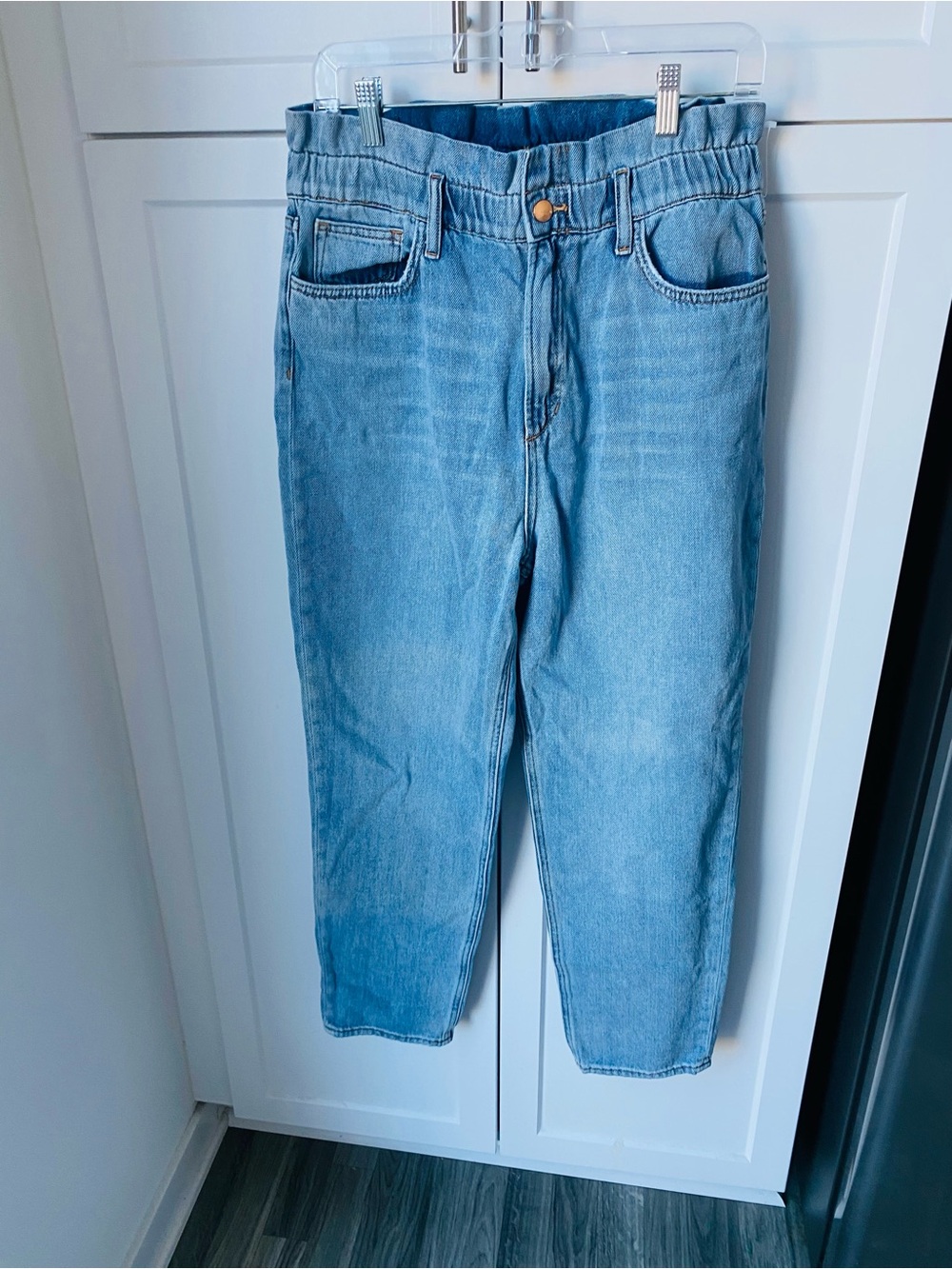 Joes Brinkley high rise paper bag jeans size 30